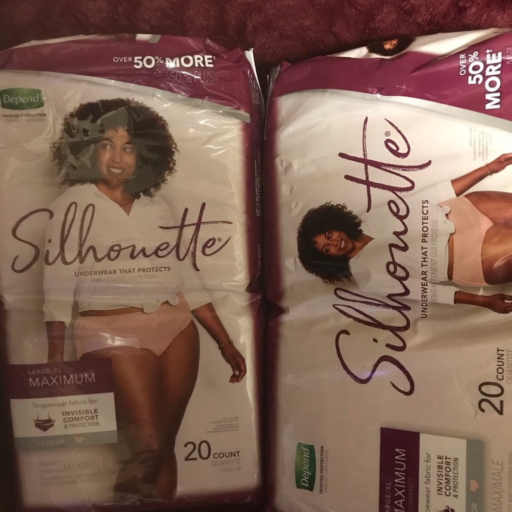 DEPEND SILHOUETTE UNDERWEAR THAT PROTECTS/